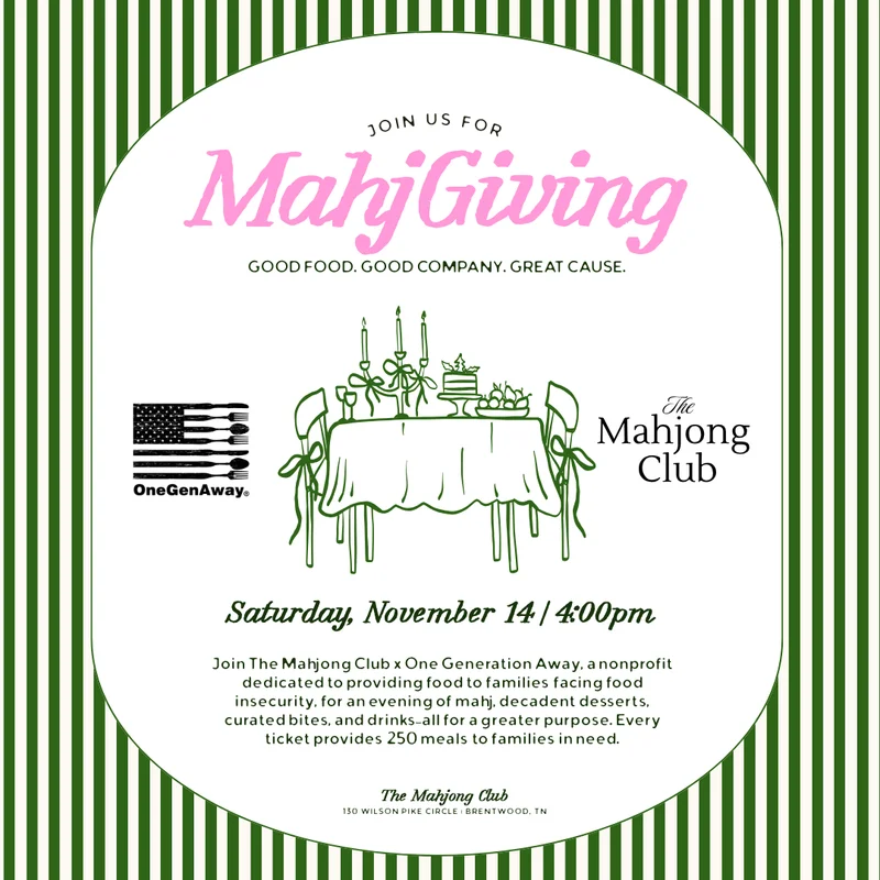 Mahj Giving (One Generation Away x The Mahjong Club)